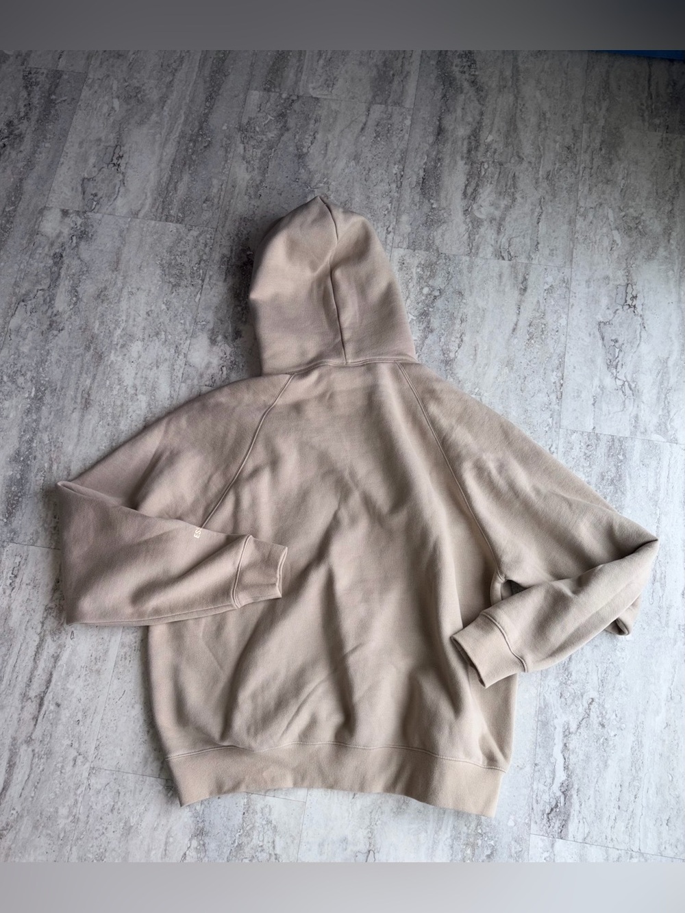 Fear of God ESSENTIALS Taupe Crewneck Hoodie - Picture 6 of 6